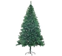 Haobase Artificial Christmas Tree, Artificial Xmas Pine Tree with Metal Stand, Green 700 Branch Tips, Pack of 1 (180cm/6ft)
