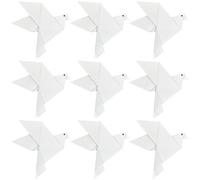 HAOBIN 36 Pieces Origami Peace Dove Decoration Origami Dove Handmade Origamis Bird Folded Paper Peace Dove Bird Paper Origami Paper Cranes for Wedding Party Background Home Decor