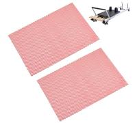 HAOBIN Pack of 2 Pilates Non-Slip Mat Pilates Non-Slip Mat for Pilates Reformer Machine Unisex Non-Slip Pilates Transformation Mat, Fitness, Strength Training Grip Mat (Pink)