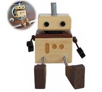 HAOBIN Wiggling Wooden Figure Car Aromatherapy Generic Shaking Wooden Man Figure Creative Car Diffuser, Aromatherapy Fragrance Decoration, Suitable for Your Car, Room or Other Interiors (Brown, A)