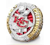 haobook 2019 Rugby Championship Ring Super Bowl KC Champions Ring Wooden Gift Box Collectible Memorabilia for Enthusiastic Fans Football Fanatics and Sports Collectors,12#