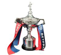 haobook Billiards Championship Trophy 15.7 In Silver Snooker Pool Tournament Replica for Display Collectors Gift Bar Office Decor Professional Billiard Room Ornament