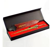 haobook Elden Ring Collectible Dragon King's Cragblade Model - Full-Metal 11.8" Game Props with Display Stand Desk Decoration Ornaments Gaming Gift for Men Cosplay Anime Decor
