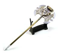 haobook Elden's Axe of Godrick Replica 9" Full-Metal Collectible Model with Display Stand Desktop Game Decor Fan Collection Ornament & Gift for Gamers