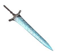 haobook Eldens Rings Straight Knight's Dark Moon Greatsword Model Martial Arts Game Collection All Metal Material with Display Stand Party Supplies Desk Decoration Gift