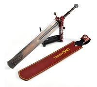 haobook Marais Executioner's Sword Elden's Ring's Replica - 11.8" Full Metal Collectible Cosplay Prop Display Stand Gift for Gamers Soulslike Decor Gift