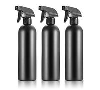 HAOCHEN 500ml Spray Bottle, Pressure Sprayer, Empty Spray Pump Bottle, Atomizer Mist Bottles, Trigger Sprayer Container for Hairdressing, Tattooing Water, Cleaning, Gardening (black)