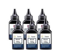 HAOCNC 100g Black Toner Cartridge Compatible With Printer Supplies P1002 P1003 P1004 P1005 P1006 P1009 Replacement For Part Number CB435A 435a 435 35a(6PCS X 100g)