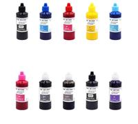 HAOCNC 100ML 10Colors Water Based Pigment Ink Compatible With Surecolor SC P700 P900 P908 P708 T47A T46S Inkjet Printers