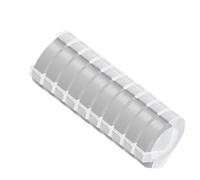 HAOCNC 10PCS 9MM 3D Embossing Tape Compatible With E101 12965 1540 1610 Manual Typewrite Label Maker DIY Tape Printer Supplies(Silver)