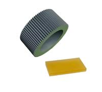 HAOCNC 1X Pickup Feed Roller Tire Rubber Stripper Separator Pad Compatible With RISO EZ EV FR GR HC MV KS RN RP RZ RV SF ComColor CC S V EV2 EV3