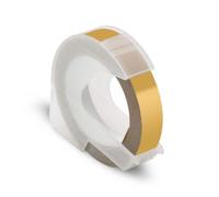 HAOCNC 3D Embossing Tape 9mm Compatible With E101 12965 Manual Typewriter 1610 Label Printer(Champagne Gold)