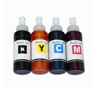 HAOCNC 4PC 100ml T502XL T202XL Waterbased Dye Pigment Ink Refill Compatible With Expression XP-5100 XP-5105 WF-2860 WF-2865 Ink Tank