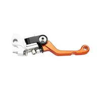 HAOCNC CNC Aluminum Clutch Brake Levers Compatible with Kayo T2 T4 T6 K2 K6 K6R KT250 Fits EXC EXCF SX SXF XC CRF Motorcycle Models(KL Orange Brake)
