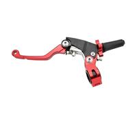 HAOCNC CNC Aluminum Clutch Brake Levers Compatible with Kayo T2 T4 T6 K2 K6 K6R KT250 Fits EXC EXCF SX SXF XC CRF Motorcycle Models(Red Clutch)