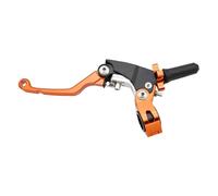 HAOCNC CNC Aluminum Clutch Brake Levers Compatible with Kayo T2 T4 T6 K2 K6 K6R KT250 Fits EXC EXCF SX SXF XC CRF Motorcycle Models(Orange Clutch)