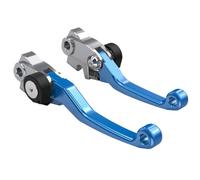 HAOCNC Compatible Folding Brake Clutch Lever for EC 300 EC 250 EC250F ECF 350 450 500 2021-2025 EX 300 EX350F 2024 MC 125 MC250F MCF 2025 Models(Blue)