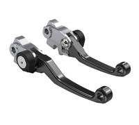 HAOCNC Compatible Folding Brake Clutch Lever for EC 300 EC 250 EC250F ECF 350 450 500 2021-2025 EX 300 EX350F 2024 MC 125 MC250F MCF 2025 Models(Black)