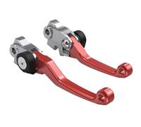 HAOCNC Compatible Folding Brake Clutch Lever for EC 300 EC 250 EC250F ECF 350 450 500 2021-2025 EX 300 EX350F 2024 MC 125 MC250F MCF 2025 Models(Red)