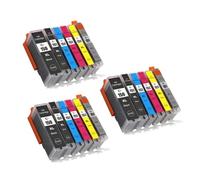 HAOCNC Compatible Ink Cartridge DAT PGI 150 CLI 151 For IP7210 MG5410 MG5510 MG6410 MG6610 MG5610 MX921 MX721 IX6810 Printers Works With PGI150 CLI151(3Set-18PCS)