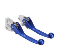 HAOCNC Forged Aluminum Titanium Brake Clutch Lever Compatible with Motorcycle Models YZ 125 YZ 250 YZ 250F YZ 250X YZ 426F YZ 450F YZ 450FX YZ 250F Aftermarket Replacement(Blue)