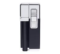 Haodada 2 In 1 Foldable Pipe Lighter, All Mental Funny Lighters, Mini Butane Lighter, Flame Adjustable Refillable Gas Lighter Lighter for Candle Kitchen Use, Soft Flame(No Butane)
