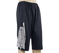 HAODING Urine Bag Incontinence Pants Care Underwear Catheter Shorts Urinate Drainage Bag Pants For Elderly, Unisex(Size:M,Color:Black)