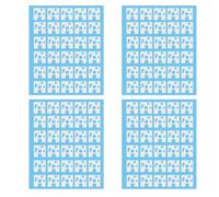 Haodream 120Pieces Mechanical Keyboards Switches Sticker Noise Dampener Foam Sound Reduction Insulation Film For Switches Stabilizers