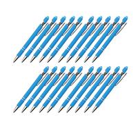 Haodream 20Pcs Multifunction Touching Screen Pen with Ballpoint Pen 1.0MM Tip Write Smoohtly Retractable Metal Ballpoint Capacitive