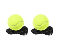 Haodream 2pcs Portable Tennis Training Ball with String Single Practice Tennis Ball Trainer for Adults, Kid, Beginners Tennis Training Balls with String