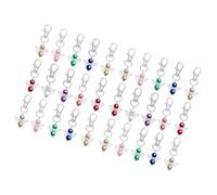 Haodream 30Pcs Blessing Keychains with Keyring for Teacher Guest Baby Showers Birthday Wedding Christening Giveaway Random Color Holder