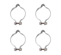 Haodream 4Pack High Strength Bike Cable Holder, Rusts Proof | High Strength Steel Cycling Cable Clamps, Brake Hose Clip, Button Fixed Tubing Clip, Bicycles Repair Part