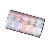 Haodream 5 Rolls Clear Tape Butterfly Decorative Flower Pattern Masking Hand Account Artists Crafting