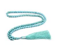 Haodream 99 Bead 33 Beads Religious Tasbih Prayer Car Pendant Ornaments Turquoise Necklace Bead for Men Women Rosary for String for
