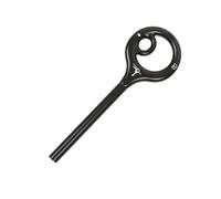 Haodream Aluminum Alloy Figure Belay Device Abseiling Downhill Equipment Accessory 9 Shape Rigging Descender for Rock Climbing Rock Climbing Gear