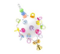 Haodream Chewable Activity Ball Cage Hanging Chew Toy for Various Size Bird Curiosity Development Birds Training Accessory Bird Training Toy