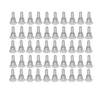 Haodream Clear 50x Silicone Rubber Earring Holders Backstops Soft Ear Plug Supplies Backs Pad for Jewelry