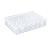 Haodream Clear Thread Spool Box 42 Spools Organizers Bobbin Storage Case for Small Large Sewing Storage Container