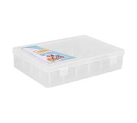 Haodream Clear Thread Spool Box 42 Spools Organizers Bobbin Storage Case for Small Large Sewing Storage Container