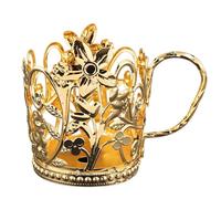 Haodream Cup Holder for Paper Cups and Tea Service, Gold 1PCS