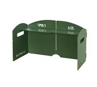 Haodream Folding Windshield Camp Stove Grills Windscreen Steel for Desert Explorers Outdoor Sports Accessory