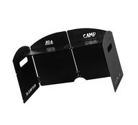 Haodream Folding Windshield Camp Stove Grills Windscreen Steel for Desert Explorers Outdoor Sports Accessory