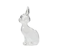 Haodream Glass Pet Memorial Container 19cm Height Hair Vessel Compact Display Solution for Cherished Animal Remembrances Glass Pet Hair Storage Jar