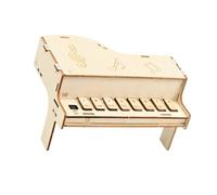 Haodream Home Electronic Piano Project Wooden Assembly Build for Classroom Learning, Compact Piano Display, and Family Experiment Activities Wooden Electronic