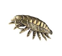 Haodream Isopod Figurine, Brass Ornament for Home | Prehistoric Marine Creature Ornament, Ancient Art, Isopod Design, Antique Finish, Interior Decoration, Gift