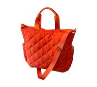 Haodream Modern Quilted Shopping Bag with Adjustable Shape | Large Interior Adjustable Strap Casual Shoulder Bag Suitable for Various Occasion for Shopping and Beach Outdoor