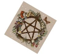 Haodream Star Pattern Astrology Tablecloth Tarot Divinations Altars Cloth Divinations Board Game Accessories Star Pattern Tarot Card Spiritual Deckcloth