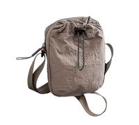 Haodream Stylish Unisex Drawcord Shoulder Pack with Adjustable | Multipurpose Crossbody Bag for Water Bottle Leakproof Design, Access Top Closure for Students Professionals