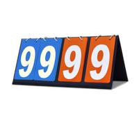 Haodream Tabletop Scoring Board Sports Scoreboard Score Counter Easily Flipping Scores Keeper for Table Tennis Basketball Football Sports Competition Score Board