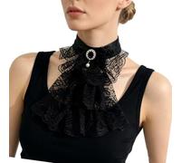 Haodream Victorian Detachable Collar for Prom Wedding | Soft Polyester Comfortable for Long Time Wearing, Suitable for Offices Party and Daily Wear, Various Occasion